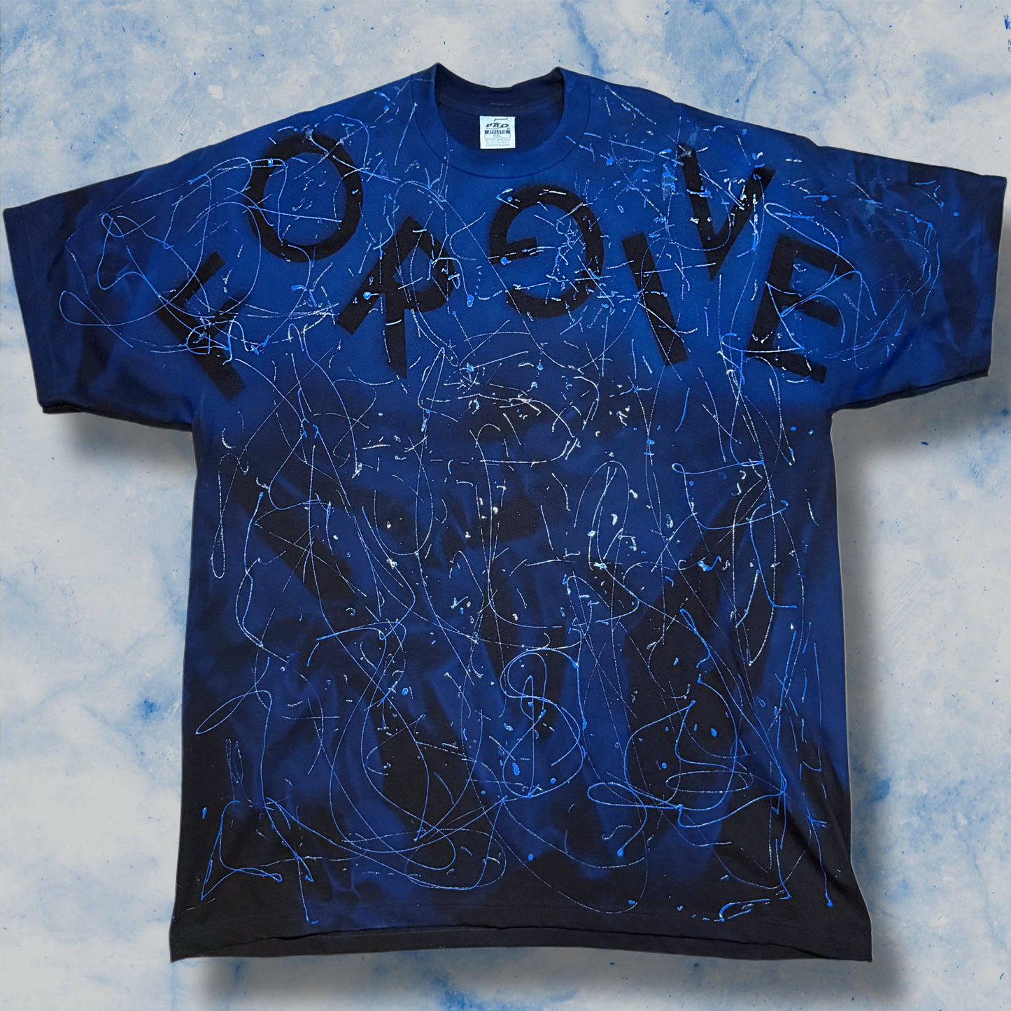 ANTOOO BLUE OVERSIZE TEE